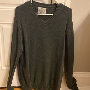 St. John’s Bay grey sweater Large L